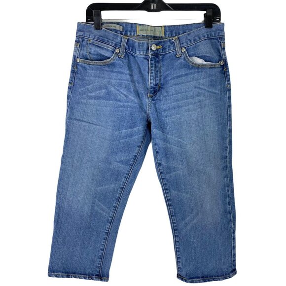 Paper Denim & Cloth Womens 31/12 Isabella Capri Jeans Medium Wash Denim Cropped - Picture 13 of 13